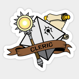 Cleric Class (Dungeons and Dragons) Sticker